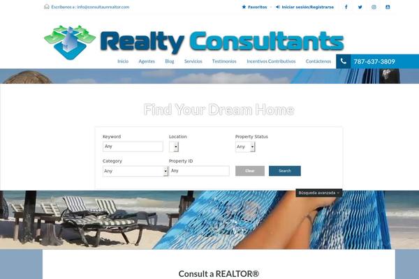 Realhomes Theme theme site design template sample