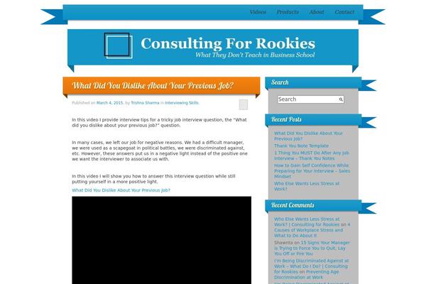 consultingforrookies.com site used iRibbon