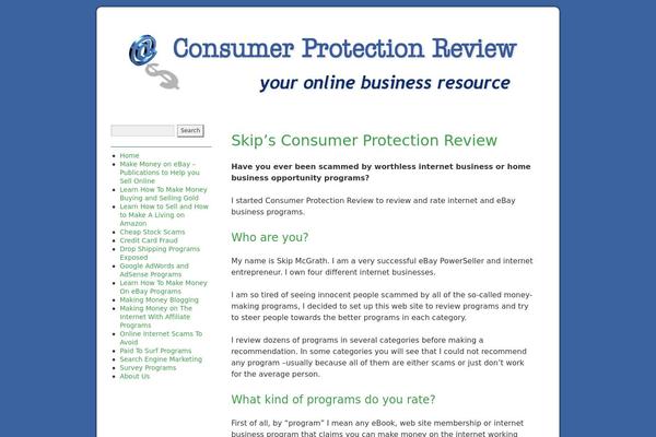 consumer-program-review.com site used 2010 Weaver