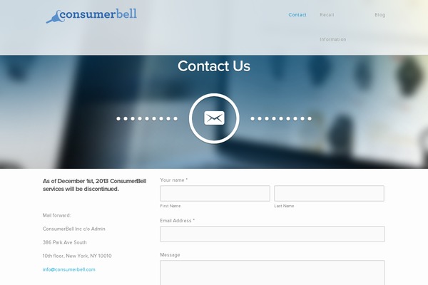 consumerbell.com site used Blogtheme