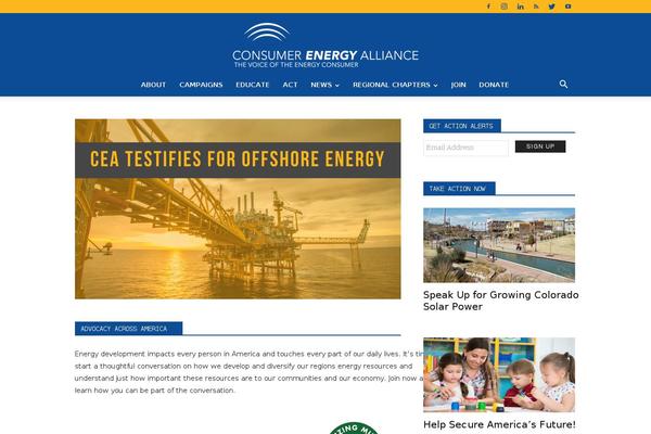 consumerenergyalliance.org site used Ssm_foundation