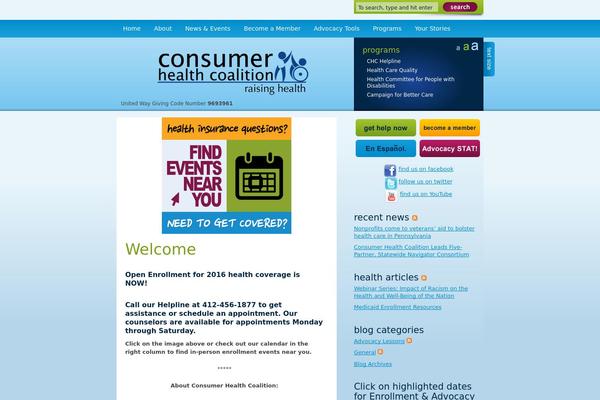 consumerhealthcoalition.org site used Chc
