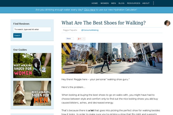 consumerwalkingshoes.com site used Thesis