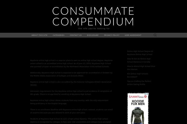 Suits theme site design template sample