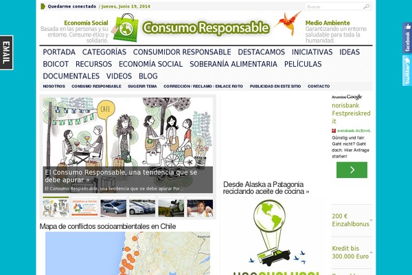 consumoresponsable.cl site used Consumo-responsable-chile