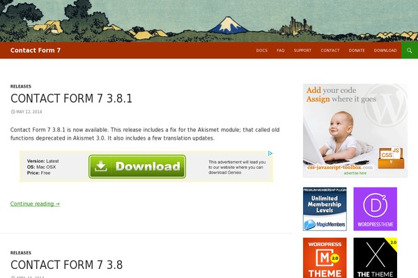 contactform7.com site used Cf7com-2014