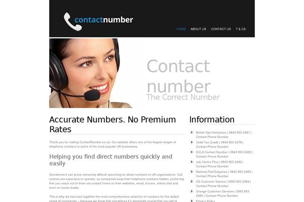 contactnumber.co.uk site used Theme1302