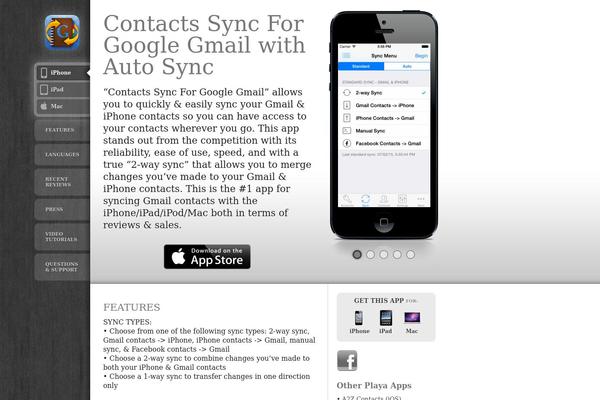 contactsyncforgmail.com site used Appifywp