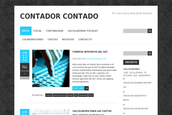 contadorcontado.com site used Newspaper_9
