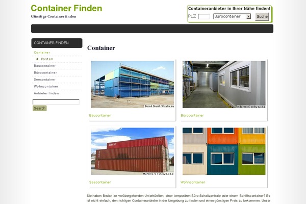 container-finden.de site used Containerfinden1