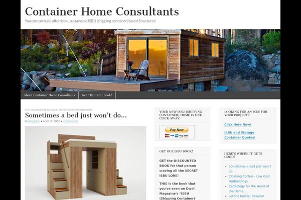 containerhomeconsultants.com site used Magazine Basic