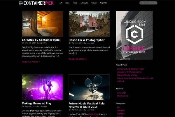 PageLines theme site design template sample