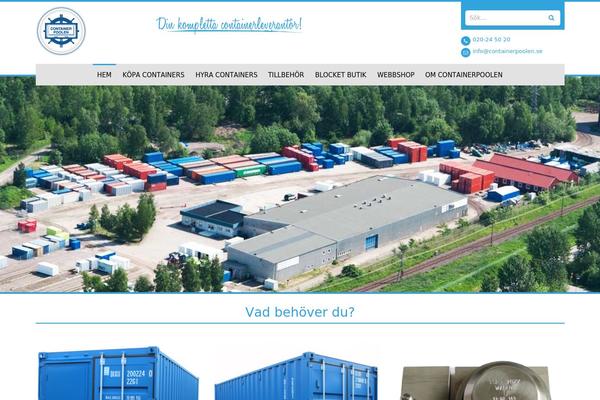 containerpoolen.se site used Containerpool