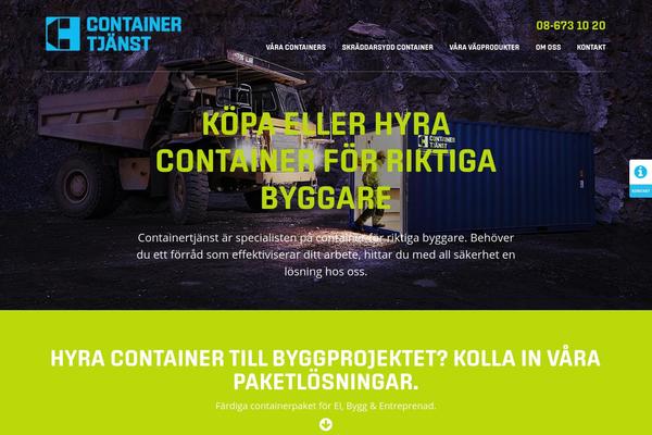 containertjanst.se site used Containertjanst