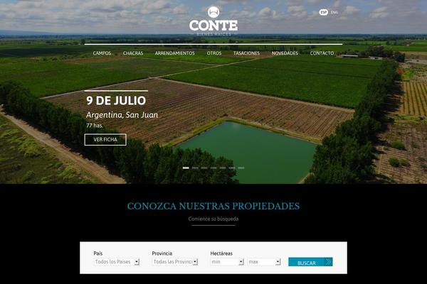 contebienesraices.com.ar site used Conte
