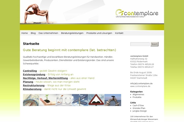 contemplare.de site used Contemplare2010
