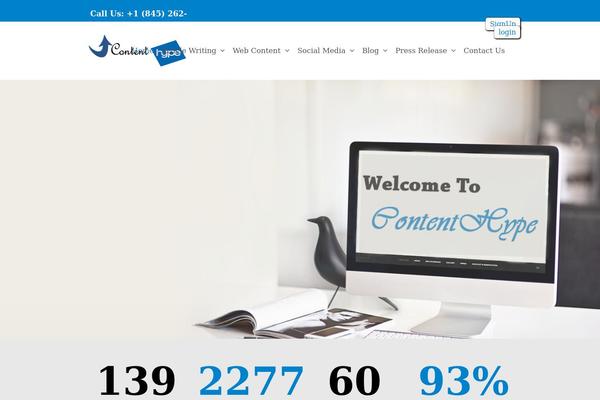 Total theme site design template sample