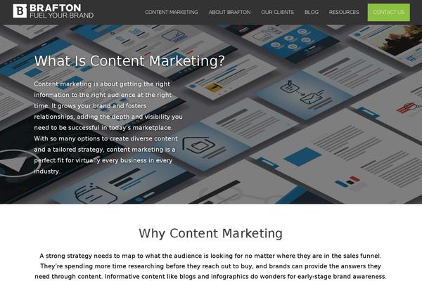 contentlead.com site used Brafton2016