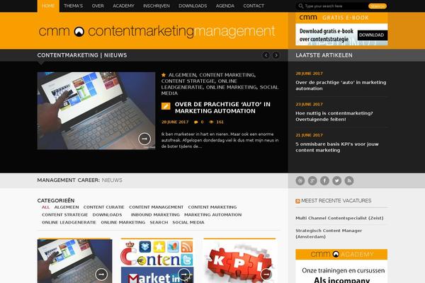 contentmarketingmanagement.nl site used Forceful