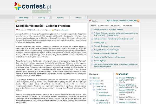 contest.pl site used Statement-pl