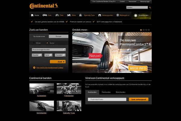 continental theme websites examples