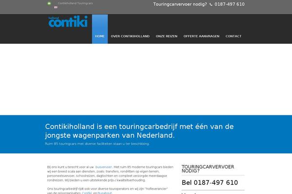 contikiholland.nl site used Contiki-holland-thema