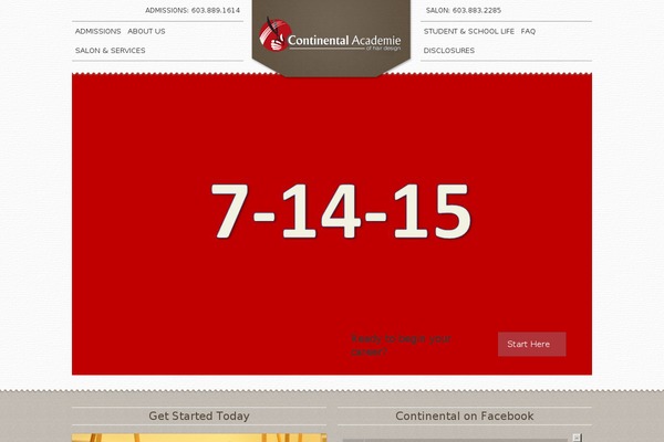 continentalacademie.com site used Continental-hair-academie