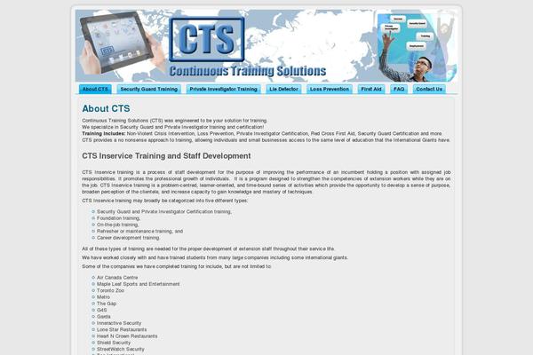 continuetraining.com site used Cts_template_8