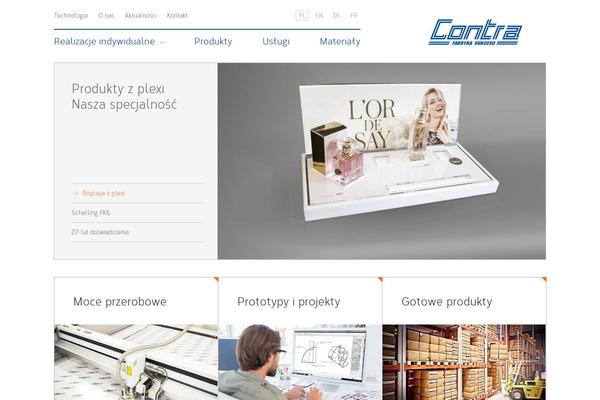 contra.com.pl site used Contra
