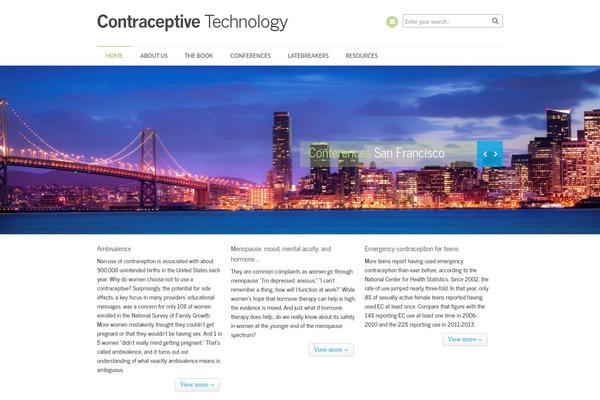 WordPress website example screenshot