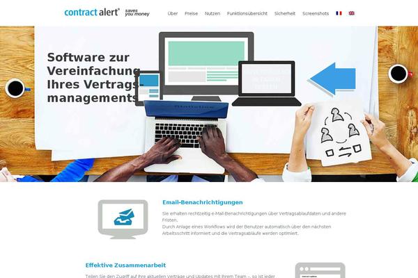 contract-alert.lu site used Contract-alert
