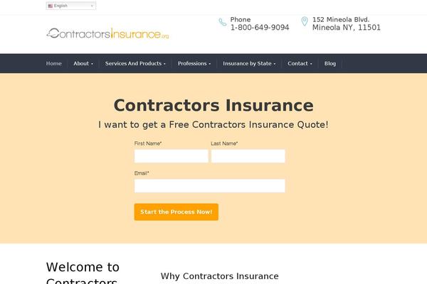 contractorsinsurance.org site used Contra16-child