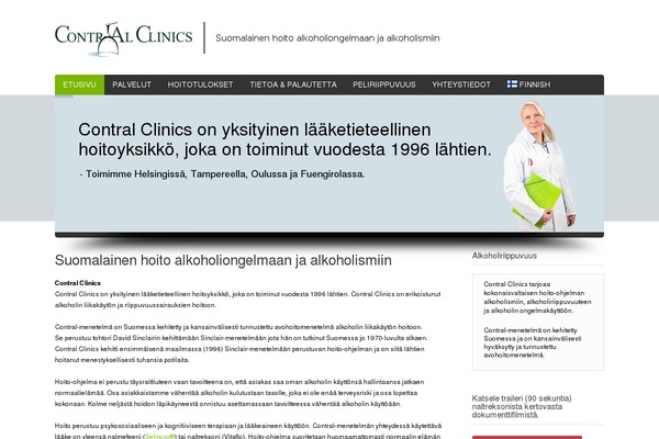 Doctor website example screenshot