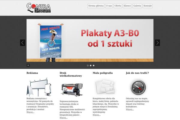 contraprint.pl site used Business lite
