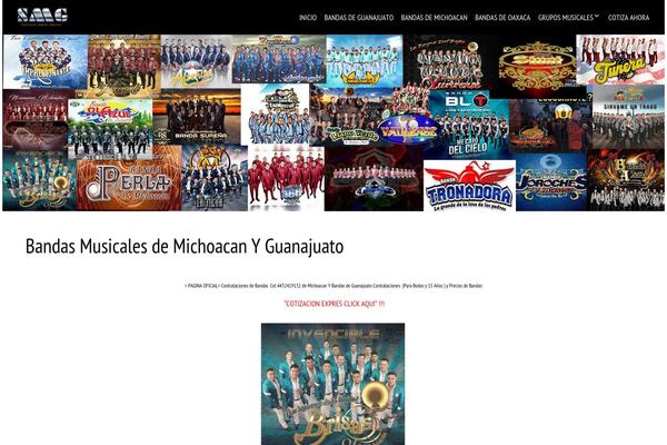 contratacionesdebandas.com site used Live-portfolio