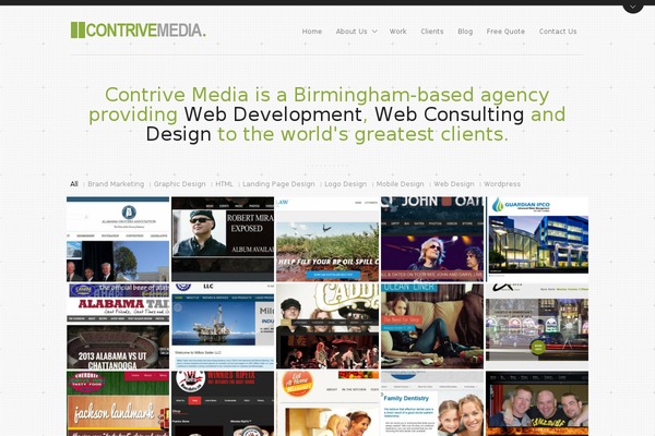 contrivemedia.com site used Contrivemedia