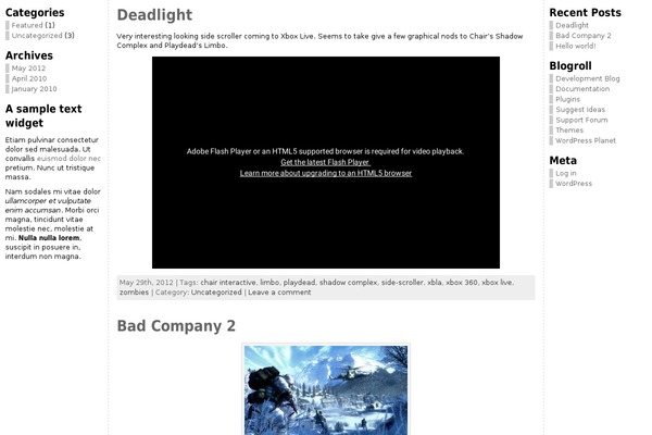 Atahualpa theme site design template sample