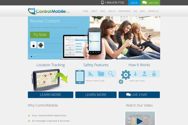 controlmobile.com site used Controlmobile