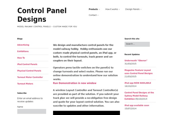 WordPress website example screenshot