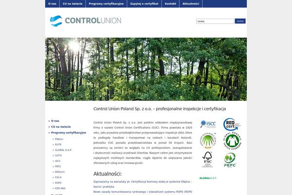 controlunion.pl site used Controlunion2