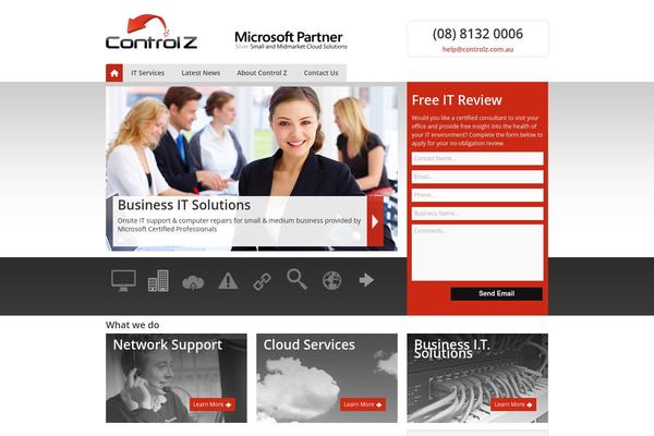 controlz.com.au site used Smarttheme