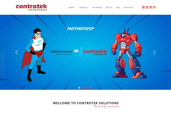 controtek.com site used Custom-child-theme