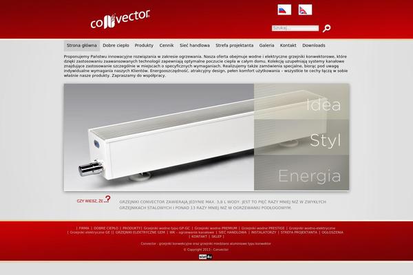 convector.pl site used Convector