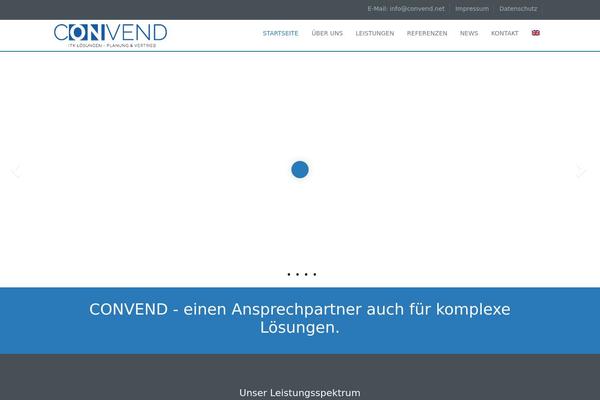 convend.net site used Wp-hostlinea