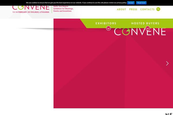 convene.lt site used Convene