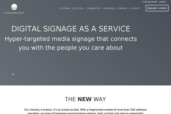 convergent theme websites examples