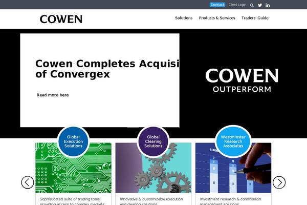convergex.com site used Td-cowen
