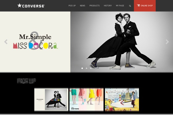 Converse theme websites examples