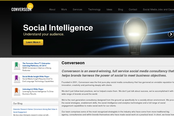 converseon.com site used Converseon-2021