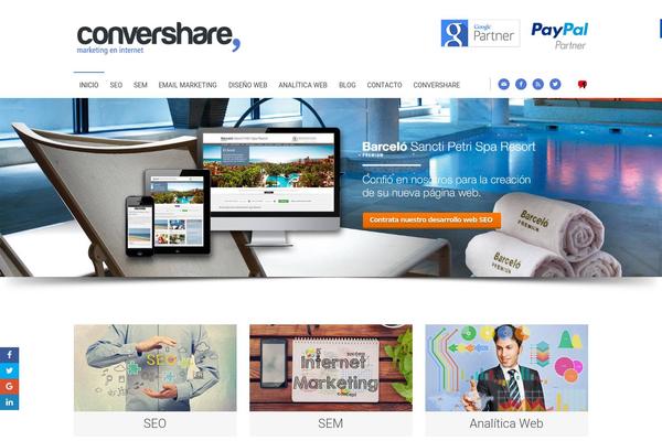 convershare.com site used Flex